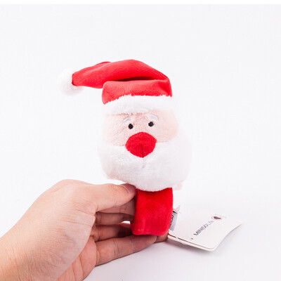 

Chrismas Patted Circle Christmas Bracelet Gifts New Year Party Childrens Toys Santa Wrist Clap Circle Snowman Elk Snap Jewelry