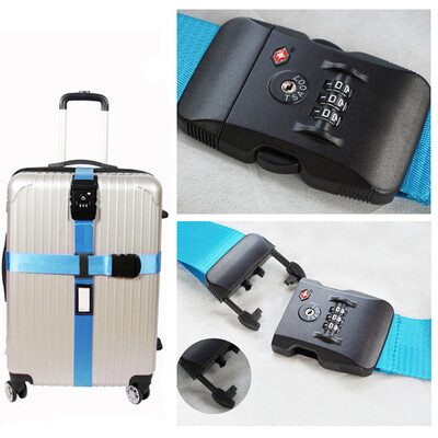 

MyMei Koffergurt Suitcase combination lock / TSA lock luggage belt luggage strap