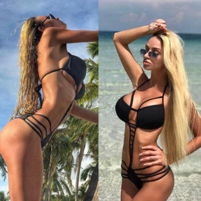 

Womens Bikini Set Bandage Push up Padded Swimwear Swimsuit Bathing Beachwear