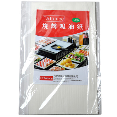 

TaTanice SP-1 outdoor barbecue paper grill paper baking paper oil-absorbing paper 100 (large)