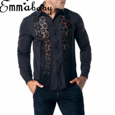 

Mens Casual Formal Shirt Long Sleeve Slim Fit Formal Dress Shirts Tops T-Shirts