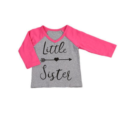 

UK Toddler Newborn Infant Baby Kids Girl Long Sleeve Cotton T-shirt Tops Outfits