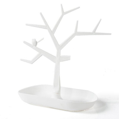 

Bird tree jewelry holder storage rack Bracelet Necklace hanger keys earring Display stand jewelry box case home organizer