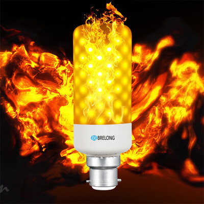 

BRELONG LED Flame Light Bulb Emulation Flaming Decorative Lamp - B22