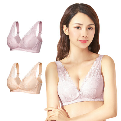 

Child first breastfeeding bra gathered without rims anti-sagging pregnant women pregnant bra breastfeeding lace rejuvenation C85