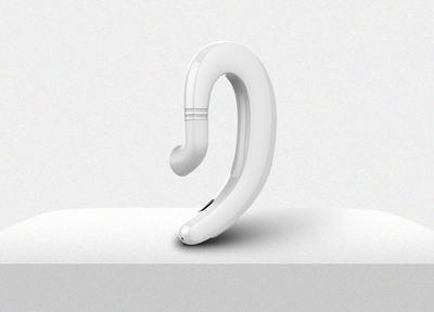 

NeillieN V6 does not enter the ear Bluetooth headset wireless mini hanging ear sports driving bone conduction concept long standby