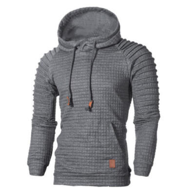 

New Mens Loose Hoodie Sweatshirt Coat Jacket Outwear Jumper Pullover Top Autumn