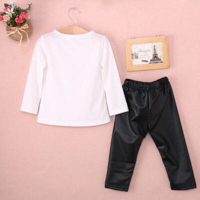 

Fashion Newborn Baby Boy Girls Long Sleeve T-shirt TopsPants Outfit Clothes Set