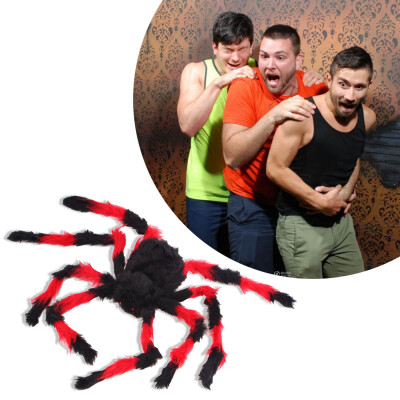 

MyMei 2016 New Hot 75cm Big Plush Spider Halloween Terror Party Funning Joking Spiders Halloween Decoration Festival Supplies