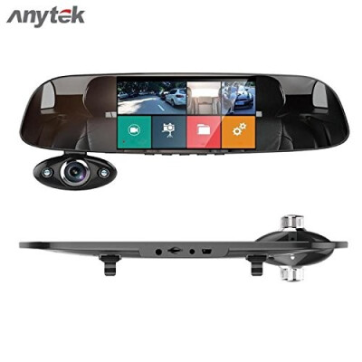 

16GB TF Card AnytekCar dash Cam B33 Car Tachograph 5 Inch HD 1080P Car DVR Camera Dual Way 170 Degree G-sensor Recorder Supper