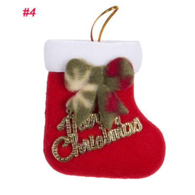

Christmas Santa Claus Ornaments Sock Festival Xmas Tree Hanging Decoration