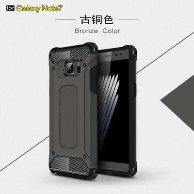 

Fivice Samsung Galaxy Note 7 case Luxury Silicone Diamond Armor PC Hard Shell Phone Case