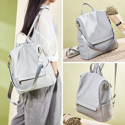 

Montblanc MANTOBRUCE backpack female trend female bag Korean fashion multi-function travel backpack leisure college wind bag MW6182051 black