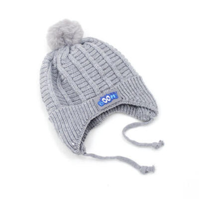 

US Warm Hat Newborn Baby Kids Boy Girl Knit Beanie Hat Fur Pom Crochet Cap New