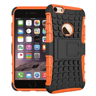 

Fivice iPhone 66S Case TPU anti-fall tire pattern back clip bracket phone case