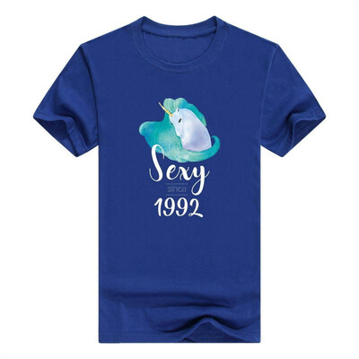 

26th Birthday Gift Unicorn Tshirt Sexy Since 1992 Tee