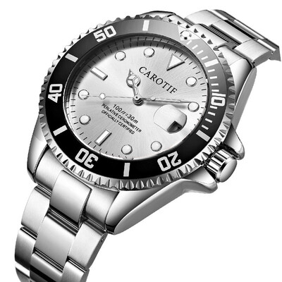 

Date Full steel Watches Waterproof Man Business Casual Automatic Mechanical Watch