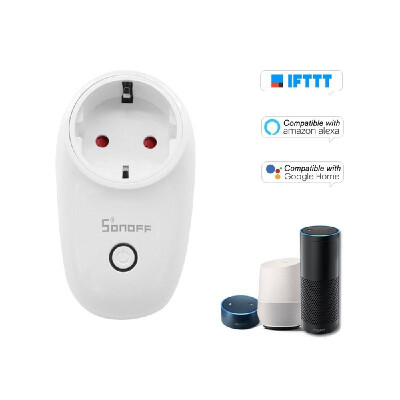 

eWeLink S26 ITEAD Wifi Smart Socket Wireless Remote Control Charging Adapter Smart Home Power Sockets USUKCNAUEU Type EF Opti