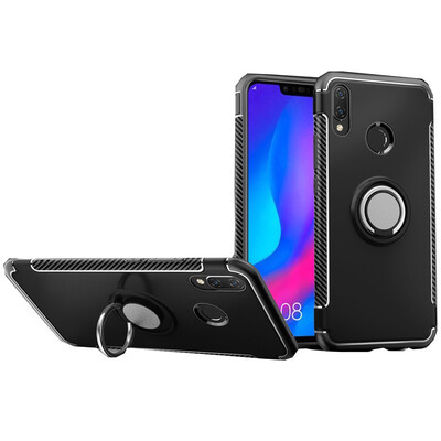 

Fivice Huawei nova 3i case PC metal ring shell magnetic car bracket TPU phone case