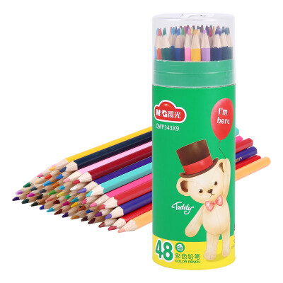 

Dawn  & G QWP343X9 teddy wood color pencil color lead 48 color tube