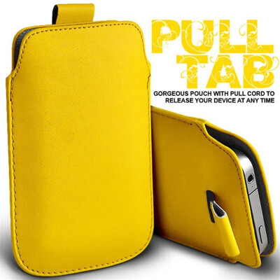 

Fashion PU Leather Pull Tab Sleeve Pouch For LG X Screen K500N X View K500DS Phone Cases Bag Universal Full Protective Pouch