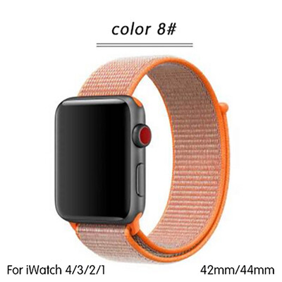 

Kebbit Nylon Sport Band for Apple Watch Series 4 3 2 1 38MM 42mm 40MM 44mm Soft Breathable Watch Strap Colorful iWatch Bands