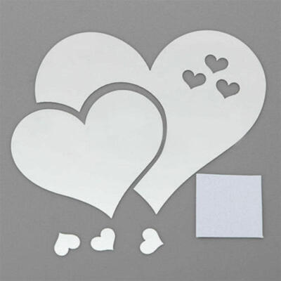 

3D Mirror Love Hearts Wall Sticker Decal DIY Home Room Art Mural Decor Removable