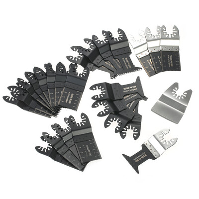 

KKmoon 25pcs Wood Oscillating Multi Tool Quick Release Saw Blade for Dremel Fein Multimaster Makita Bosch Craftsman Porter Rockwel