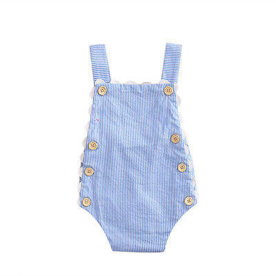 

Sweet Baby Girls Kids sleeveless Romper Jumpsuit Toddler Summer Clothes Outfits