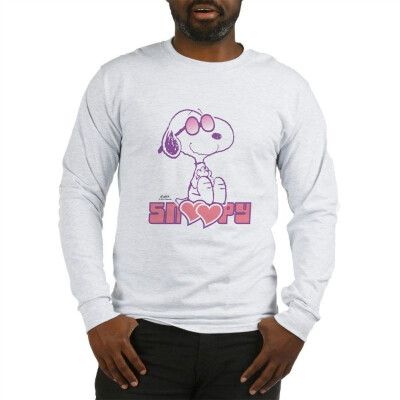 

CafePress - Peanuts Snoopy Snoopy Hearts Long Sleeve T-Shirt - Unisex Cotton Long Sleeve T-Shirt