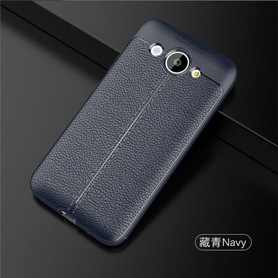 

Fivice Huawei Y3 2017 case Luxury leather TPU silicone anti-fall soft shell phone case