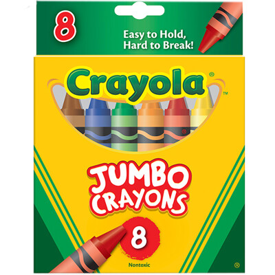 

Crayola Crayola 8-color children&39s special large crayons 52-0389