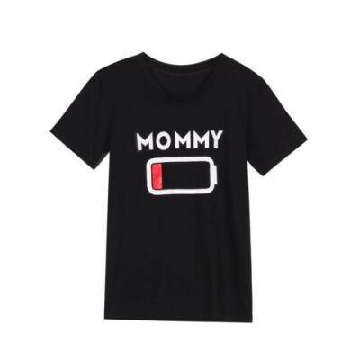 

Mommy&Me Baby Kids Boys Matching Set Battery T-shirt Tops Outfits Clothes