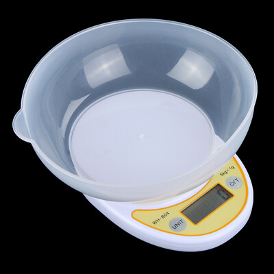 

Portable LCD Display Digital Electronic Kitchen Scale 5kg 1g Food Parcel Weighing Balance with Bowl