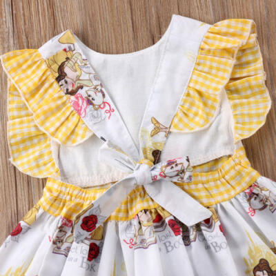 

Toddler Girls Summer Princess Dress Kids Baby Party Wedding Sleeveless Dresses