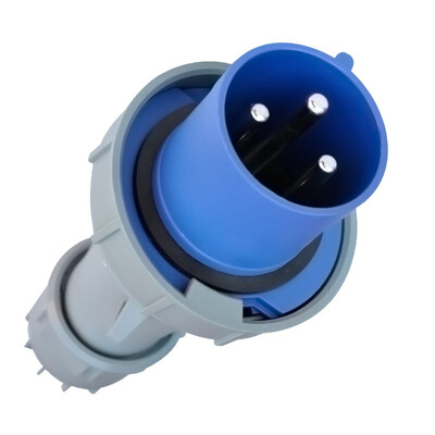 

With the TOWE IPS-P363 industrial connector 63A 3-pin industrial plug socket coupler aviation plug IP67 anti-dip