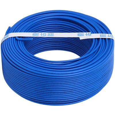

Akihabara CHOSEAL 15 square wire cable low smoke halogen free single core copper wire home improvement wire insulated wire single strand hard wire blue 100 m Q2531B
