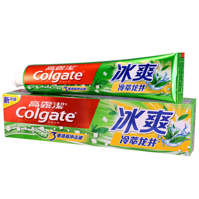 

Colgate Colgate ice cream toothpaste 180g Longjing Lime new&old packaging random delivery