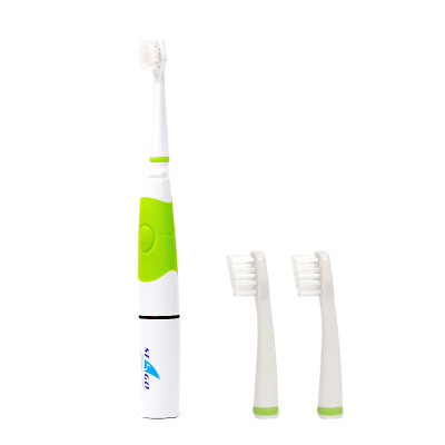 

Children Sonic Electric Toothbrush With 3 Brush Heads Battery Operated LED Light IPX7 Waterproof Two-minutes Timer Teeth Brush