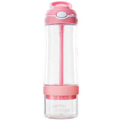 

【Jingdong Supermarket】 contigo fruit tea straw cup flower tea lemon cup 560ml cherry powder HBC-ASH016