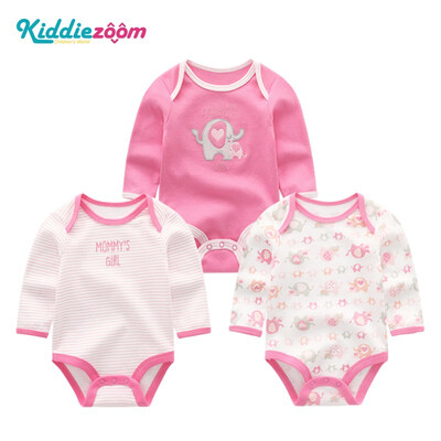 

3PCS Babywear Clothing Sets Baby Girl Clothes Newborn Cotton Bodysuits Bebe Long Sleeve Baby Boy Clothes Rompers Unicorn Active