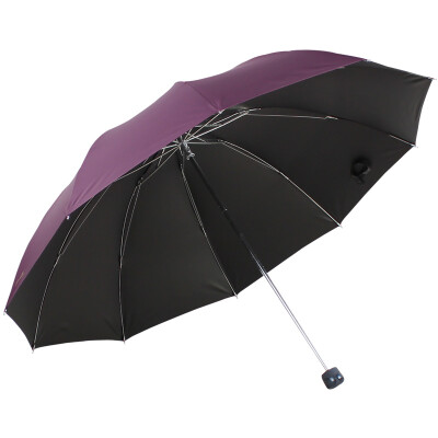 

Jingdong Supermarket] Paradise umbrella to increase the reinforcement of black rubber triangular steel bar steel business sunny umbrella umbrella sauce red 33188E
