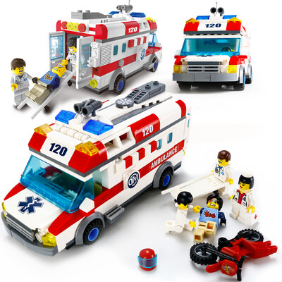 

Enlightenment ENLIGHTEN Puzzle Assembled Building Blocks City Series Buses 1121 Children&39s Pinch Toys