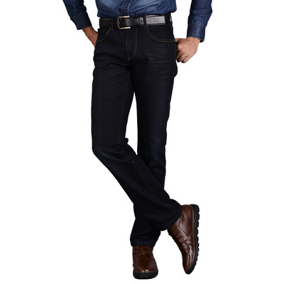 

Pierre cardin (pierre cardin) 203275-0800 осенние и зимние мужские повседневные Тонкие джинсы талии 35 ярдов темно-синий