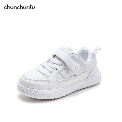 

chunchuntu 2018 Autumn Baby Girl Fashion White Sport Shoe Children Pu Leather Trainer Boy Brand Casual Sneaker ZD6352