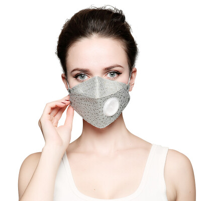 

MA graphene child mask KN95 level anti-fog haze ear strap folding with anti-pm25 anti-particulate matter 2 bag light blue