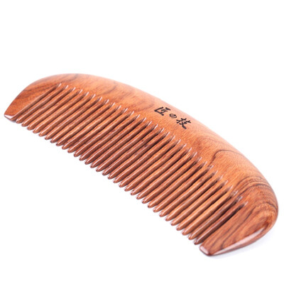 

Jingdong Supermarket Carpenter Technology MrGreen -7108 Suan Mu comb combs straight hair small comb massage dense tooth comb