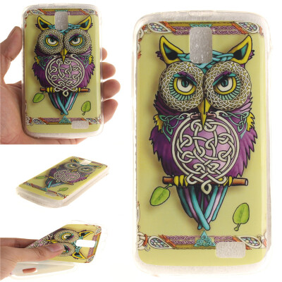 

Owl Pattern Soft Thin TPU Rubber Silicone Gel Case Cover for Lenovo A328