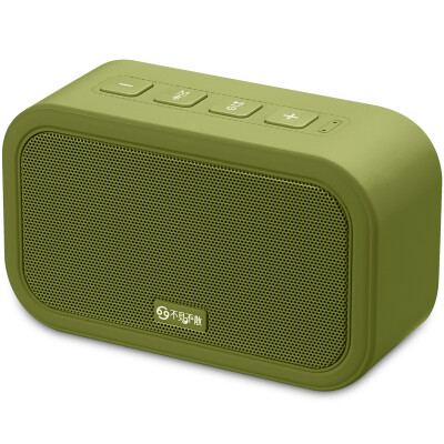 

See me here BV590 mobile phone wireless Bluetooth speaker subwoofer mini portable wireless card Bluetooth audio army green