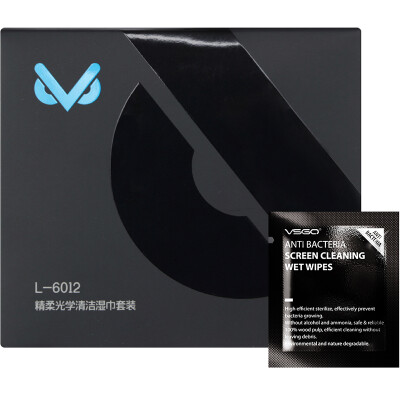 

Weigao VSGO L-6012 60 pieces box optical cleaning wet wipes wet paper towel camera wiping paper SLR wipes glasses paper glasses wipes